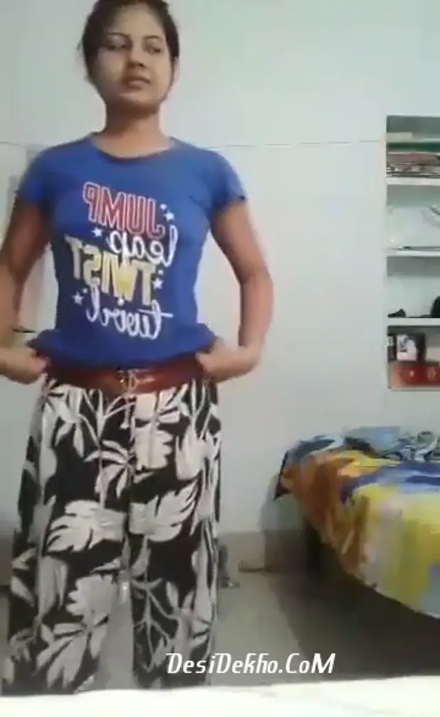 Cute babe making video